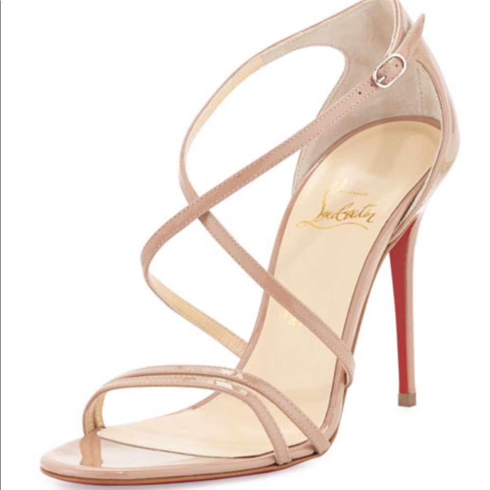 ISO Louboutin Gwynitta Nude 38 (or 37.5, 38.5)